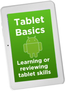 Tablet Basics Button